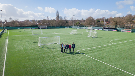 Football pitch at WCFC Hillier Way